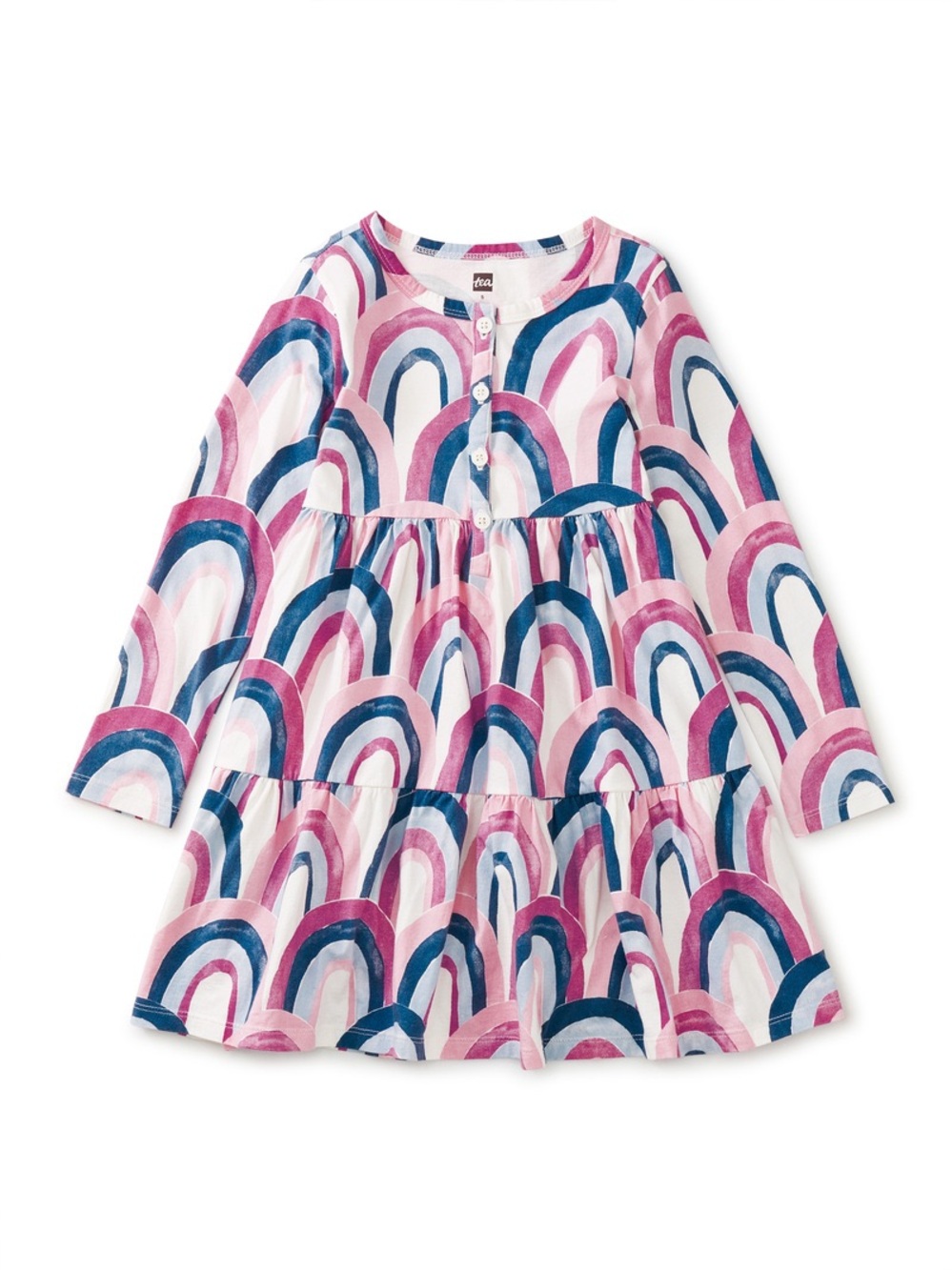 Tea Collection Tiered Henley Dress 6
